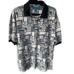 Paradise Blue Men's Casual Hawaiian Aloha Pullover Collar Shirt Vacation XL
